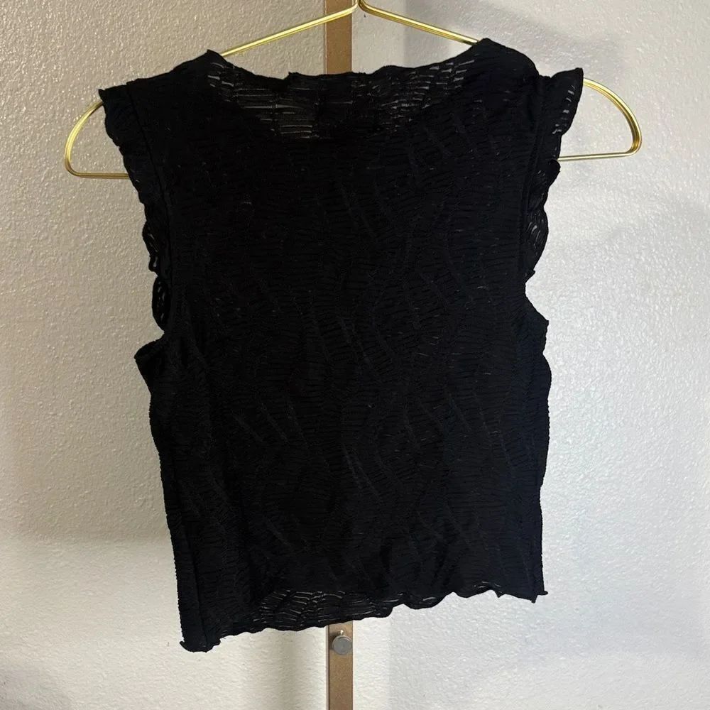 Future Collective Black Lace Women's Blouse - Picture 6 of 7